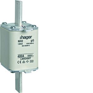 WKŁADKA BEZPIECZNIKOWA 400A NH2 CHARAKTERYSTYKA GG ZWŁOCZNA - LNH2400T - HAGER - BERKER