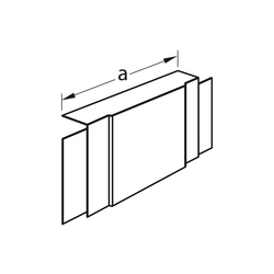 ELEMENT T/X 60X90MM UNIVERS NHC KREMOWY LF - M54669001 - HAGER - BERKER