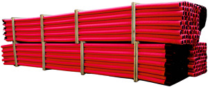 RURA OSŁ. KARBOWANA FI 110 CZERW.(6M) DVK110 - 10610 - TTPLAST