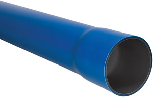 Rura osłonowa sztywna cienkościenna z kielichiem ROSc-M (RHDPE) 110/4 - nieb. - 10965 - TTPLAST