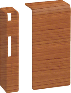 KOŃCÓWKA 20X80 WIŚNIA SL - SL200806D4 - HAGER - BERKER