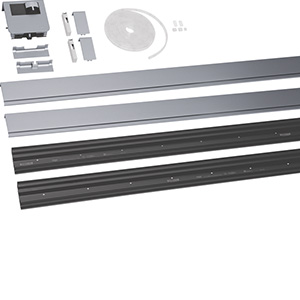 ZESTAW LED(BIAŁY) AKCESORIA ALU - SL20080LED1ALU - HAGER - BERKER