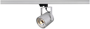 REFLEKTOR MAX. 75W GU10 OKRĄGŁA SREBRNOSZARY WRAZ Z ADAPTEREM 3-FAZOWYM EURO SPOT ES111 - 153424 - SPOTLINE