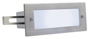 LAMPA ŚCIENNA 1W BIAŁY MAT IP44 STAL NIERDZEWNA BRICK LED 16 - 230231 - SPOTLINE