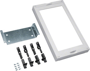 BLOK Z PŁYTĄ MONTAŻOWĄ DLA NH00/1/2 Z PRZE. SZYBĄ 450X250MM UNIVERS NHC UNIVERS N - UD31E1N - HAGER - BERKER