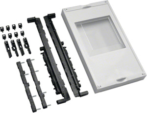 BLOK DLA SZYN ZBIORCZYCH POZIOMYCH60MM UNIVERS NHC 1XNH1 2 Z PRZEZ. SZYBĄ 450X250MM UNIVERS NHC UNIVERS N - UE31E9 - HAGER - BERKER