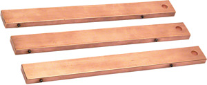 SZYNA PIONOWA CU DO ROZŁĄCZNIKÓW LISTWOWYCH NH00 30X10MM UNIVERS N (3 SZT) - UM04L1N - HAGER - BERKER