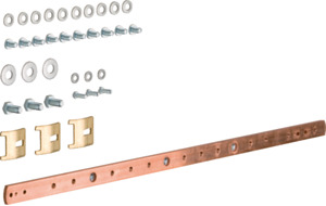 SZYNA UZIEMIAJĄCA 20X5MM 2-POLOWA UNIVERS  - UZ020 - HAGER - BERKER