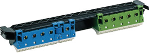 WSPORNIK Z ZACISKAMI PE/N QUICKCONNECT ROZMIAR 3 VOLTA - VZ463 - HAGER - BERKER