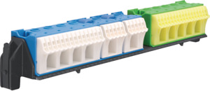 WSPORNIK Z ZACISKAMI PE/N QUICKCONNECT ROZMIAR 4 VOLTA - VZ464 - HAGER - BERKER