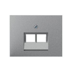 ELEMENT CENTRALNY DO GNIAZDA PRZYŁĄCZENIOWEGO UAE 2-KROTNEGO ALU MAT LAKIEROWANY K.1 - 14097024 - HAGER - BERKER