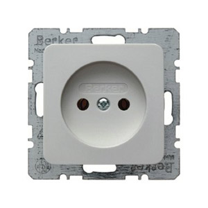 GNIAZDO BEZ UZIEMIENIA BIAŁY MODUL 2 *PRODUKT WYCOFANY Z OFERTY*  - 61610309 - HAGER - BERKER