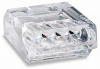 ZŁĄCZKA INSTALACYJNA 4 X 2,5 MM TRANSPARENTNA  - 273-254 - WAGO