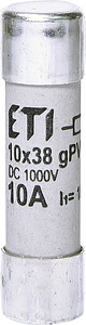 WKŁADKA BEZPIECZNIKOWA 10A CYLINDRYCZNA PV CH10X38 - 002625105 - ETI