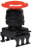 NAPĘD Z GUZIKIEM GRZYBKOWYM 40 MM ODRYGLOWANIE PRZEZ OBRÓT W PRAWO CZERWONY HH55C1  - 004770023 - ETI