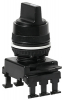 NAPĘD POKRĘTNY PIÓRKIEM DWUPOŁOŻENIOWY, BEZ POWROTU 0-1 30&deg; CZARNY HK65C3  - 004770089 - ETI