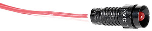 LAMPKA SYGNALIZACYJNA LED D=5MM CZERWONA 230V AC LS LED 5 R  - 004770805 - ETI