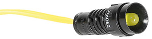 LAMPKA SYGNALIZACYJNA LED D=5MM ŻÓŁTA 230V AC  - 004770806 - ETI