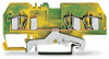 ZŁĄCZKA PE 3-PRZEWODOWA 4 MM2 ŻÓŁTO-ZIELONA. - 281-687 - WAGO