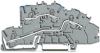 PIĘTROWA ZŁĄCZKA INSTALACYJNA N/L, SZARA.  - 2003-7649 - WAGO