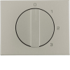 ELEMENT CENTRALNY Z POKRĘTŁEM DO ŁĄCZNIKA 3-POZYCYJNEGO Z "0" STAL SZLACHETNA NIERDZEWNA K.5 - 10877104 - HAGER - BERKER