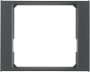 PIERŚCIEŃ ADAPTACYJNY DO PŁYTKI CENTRALNEJ 50 X 50 MM ANTRACYT MAT LAKIEROWANY K.1 - 11087106 - HAGER - BERKER