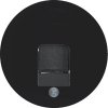 ELEMENT CENTRALNY Z ZASUWĄ CHRONIĄCĄ PRZED KURZEM CZARNY POŁYSK R.1/R.3  - 11702045 - HAGER - BERKER