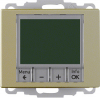 REGULATOR TEMPERATURY ZE STEROWANIEM CZASOWYM I ELEMENTEM CENTRALNYM JASNY BRĄZ LAKIEROWANY ARSYS - 20449011 - HAGER - BERKER