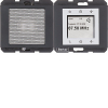 RADIO TOUCH KOMPLET ANTRACYT MAT K.1 - 28807006 - HAGER - BERKER