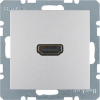 GNIAZDO HDMI ALU MAT B.1/B.7 - 3315421404 - HAGER - BERKER