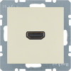 GNIAZDO HDMI KREMOWY POŁYSK S.1 - 3315428982 - HAGER - BERKER