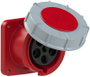 GNIAZDO 63A 3P+Z+N 400V TABLICOWE PROSTE IP67 100X100MM - 335-6 - PCE