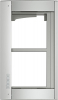 RAMKA Z UCHWYTEM DO PANELI SFERA - 2 MODUŁY - ALUMINIUM - 350221 - LEGRAND