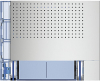 PLAKIETKA MODUŁU FONICZNEGO PODSTAWOWEGO - 2X1 PRZYCISK - ALUMINIUM SFERA - 351041 - LEGRAND