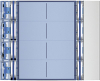 PLAKIETKA MODUŁU Z 2X4 PRZYCISKAMI - 2X4 PRZYCISKI - ALUMINIUM SFERA - 352181 - LEGRAND