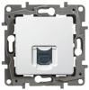 GNIAZDO TELEFONICZNE ISDN 1XRJ45 BIAŁE NILOE  - 664778 - LEGRAND