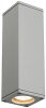 KINKIET GU10 MAX. 2x35W KWADRATOWY SREBRNOSZARY THEO UP/DOWN OUT  - 229532 - SPOTLINE