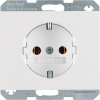 GNIAZDO SCHUKO BIAŁY K.1 - 41157009 - HAGER - BERKER