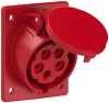 GNIAZDO 16A 3P+Z+N 400V TABLICOWE SKOŚNE IP44 - 415-6 - PCE