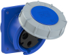 GNIAZDO TABLICOWE SKOŚNE 63A 2P+Z 230V IP67 100X112MM - 433-6 - PCE