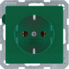 GNIAZDO SCHUKO ZIELONY AKSAMIT Q.1 - 47436013 - HAGER - BERKER