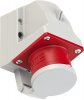 WTYCZKA 16A 3P+Z+N 400V ODBIORNIKOWA Z KLAPKĄ IP44 - 515-6d - PCE