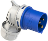 WTYCZKA 16A 220V 2P+Z PRZENOŚNA KĄTOWA IP44  - 8013-6 - PCE