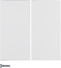 PRZYCISK POCZWÓRNY DO ŚCIEMNIACZA PRZYCISKOWEGO QUICKLINK BIAŁY MAT S.1/B.3/B.7 KNX RF  - 85648188 - HAGER - BERKER