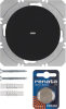 PRZYCISK RADIOWY POJEDYNCZY PŁASKI QUICKLINK CZARNY POŁYSK R.1/R.3 KNX RF  - 85655231 - HAGER - BERKER
