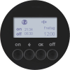 ŁĄCZNIK CZASOWY QUICKLINK CZARNY POŁYSK R.1/R.3 KNX RF  - 85745231 - HAGER - BERKER