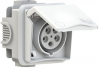 GNIAZDO PODTYNKOWE PRZELOTOWE 16A 5P IP44 - 885-6v - PCE