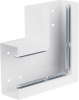 KĄT PŁASKI 65X130 STAL BIAŁY BRS - BRS6513059010 - HAGER - BERKER