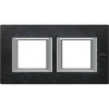 RAMKA PROSTOKĄTNA POZIOMA 2X2 MODUŁY SLATE AXOLUTE - HA4802M2HRLV - LEGRAND