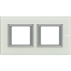 RAMKA PROSTOKĄTNA POZIOMA 2X2 MODUŁY WHICE AXOLUTE - HA4802M2HVSW - LEGRAND